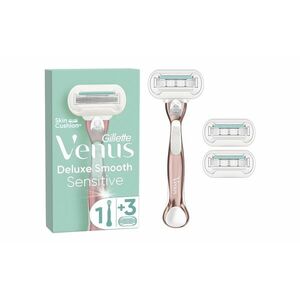 Gillette Venus Deluxe Smooth Sensitive RoseGold dámský holicí strojek + 3 hlavice obraz