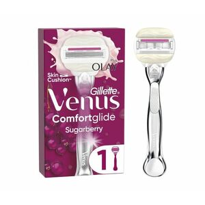 Gillette Venus Platinum ComfortGlide Sugarberry dámský holicí strojek + 1 hlavice obraz