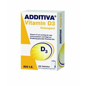 Additiva Osteogard Vitamin D3 800 I.E. 200 tablet obraz