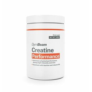 GymBeam Creatine Performance green apple 400 g obraz