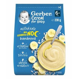 Gerber Cereal Mléčná kaše na dobrou noc banánová 6m+ 230 g obraz