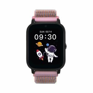 Garett Smartwatch Kids Tech 4G dětské chytré hodinky Pink Velcro obraz