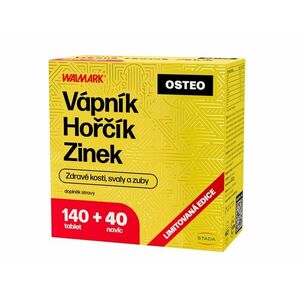 Walmark Vápník Hořčík Zinek OSTEO 140+40 tablet obraz