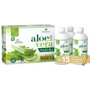 Pharma Activ AloeVeraLife NATURA 3x1000 ml + LIPOZOMAL vit. C 15 sáčků obraz