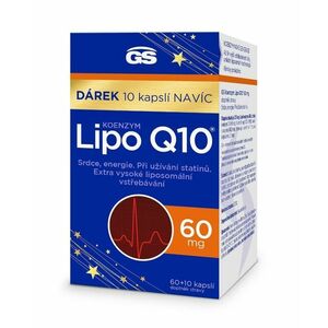 GS Koenzym Lipo Q10 60 mg 60+10 kapslí obraz