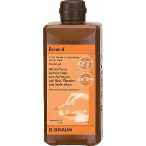 B. Braun Braunol kožní roztok 500 ml obraz