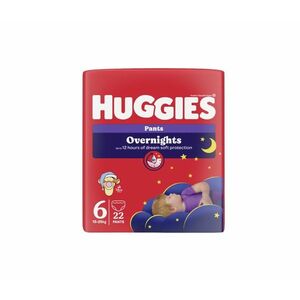 Huggies Overnights Pants 6 15-25 kg dětské pleny 22 ks obraz