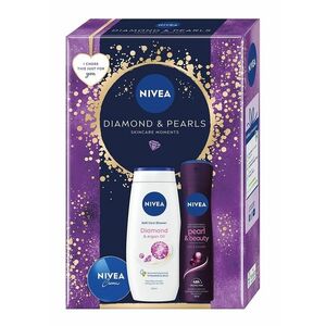 Nivea Box Diamond & Pearls 2024 dárková sada 3 ks obraz