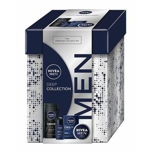 Nivea Men Box Deep Collection 2024 dárková sada pro muže 4 ks obraz