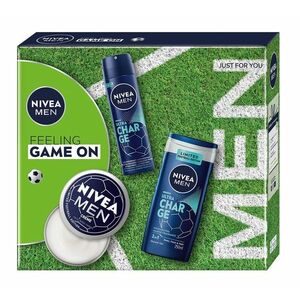 Nivea Men Box Feeling Game On 2024 dárková sada pro muže 3 ks obraz