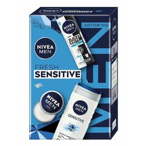 Nivea Men Box Fresh Sensitive 2024 dárková sada pro muže 3 ks obraz