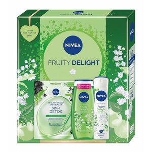 Nivea Box Fruity Delight 2024 dárková sada 3 ks obraz