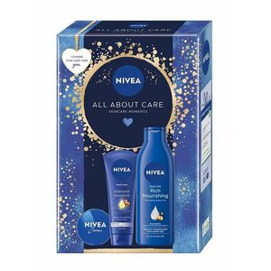 Nivea Box All About Care 2024 dárková sada 3 ks obraz