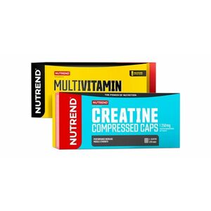 Nutrend Creatine Compressed + Multivitamin Compressed dárková sada 120+60 kapslí obraz