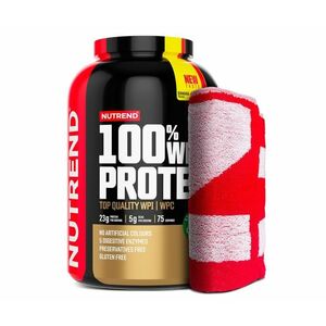 Nutrend 100% Whey Protein banán + jahoda dárková sada 2250 g + ručník obraz