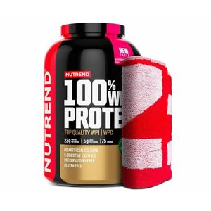 Nutrend 100% Whey Protein malina dárková sada 2250 g + ručník obraz