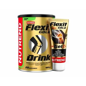 Nutrend Flexit Gold Drink 400 g jablko + Flexit Gold Gel 100 ml dárková sada obraz