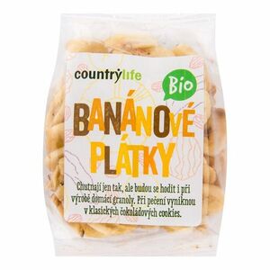 Country Life Banánové plátky BIO 100 g obraz