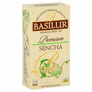 BASILUR Premium Sencha zelený čaj 25 sáčků obraz