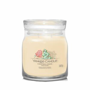 YANKEE CANDLE Signature Vonná svíčka střední 2 knoty Christmas Cookie 368 g obraz