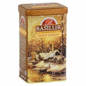 BASILUR Frosty evening černý sypaný čaj v plechu 85 g obraz