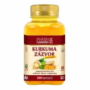 VITAHARMONY XXL Kurkuma + zázvor 60 gummies obraz