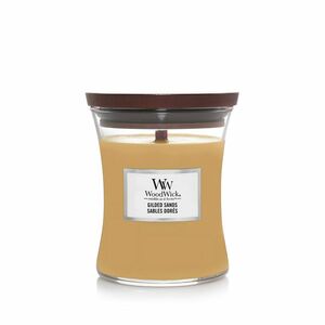 WOODWICK Vonná svíčka střední Gilded Sands 275 g obraz