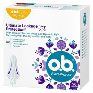 O.B. ExtraProtect Normal tampony 56 kusů obraz