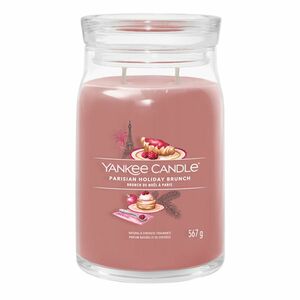 YANKEE CANDLE Signature 2 knoty Parisian Holiday Brunch sklo 567 g obraz