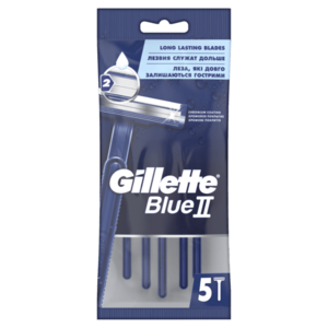 GILLETTE Blue II Jednorázový holící strojek 5 ks obraz