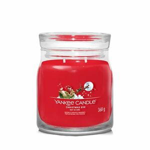 YANKEE CANDLE Signature Vonná svíčka střední 2 knoty Christmas Eve 368 g obraz