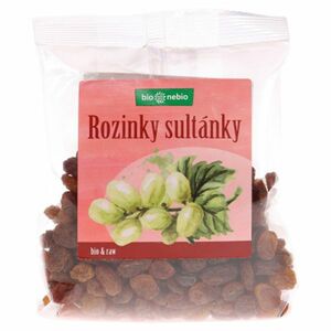 BIO NEBIO Rozinky sultánky nesířené BIO 150 g obraz