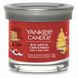 YANKEE CANDLE Signature Big Apple Christmas tumbler malý 122 g obraz