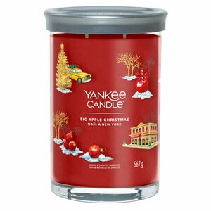 YANKEE CANDLE Signature 2 knoty Big Apple Christmas tumbler 567 g obraz