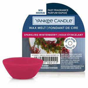 YANKEE CANDLE Vonný vosk Sparkling Winterberry 22 g obraz