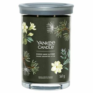 YANKEE CANDLE Signature Tumbler velký Silver Sage & Pine 567 g obraz