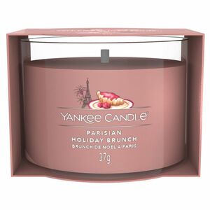 YANKEE CANDLE Parisian Holiday Brunch Votiv ve skle 37 g obraz