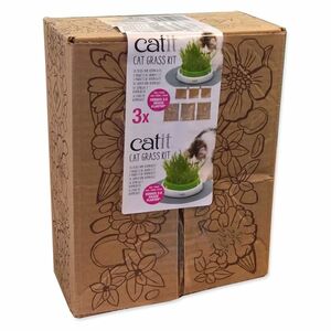 CATIT Cat Grass Kit Tráva 3 x 0, 7 l obraz