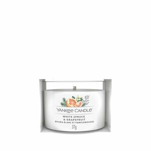 YANKEE CANDLE White Spruce & Grapefruit votiv ve skle 37 g obraz