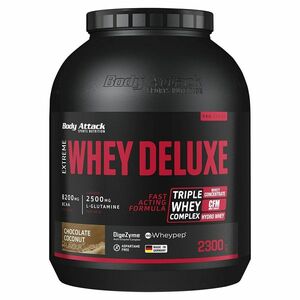 BODY ATTACK Extreme whey deluxe čokoláda kokos protein 2300 g obraz