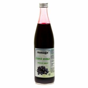 NONAGE Černý rybíz ovocný sirup 500 ml obraz