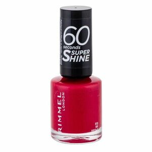 RIMMEL LONDON 60 Seconds Lak na nehty Super Shine 312 Be Red-y 8 ml obraz