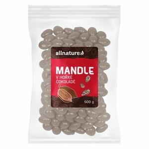 ALLNATURE Mandle v hořké čokoládě 500 g obraz