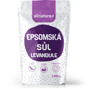 ALLNATURE Epsomská sůl Levandule 1000 g obraz