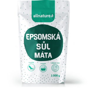 ALLNATURE Epsomská sůl Máta 1000 g obraz