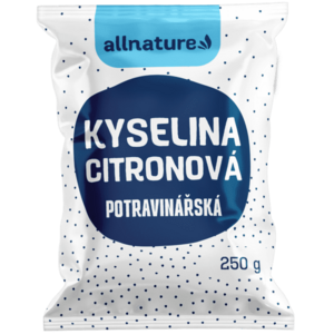 ALLNATURE Kyselina citronová 250 g obraz