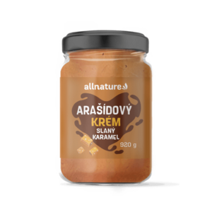 ALLNATURE Arašídový krém slaný karamel 920 g obraz