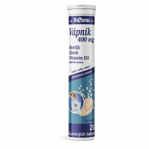 MedPharma Vápník 400 mg Mg + Zn + vit. D tbl. 20 obraz