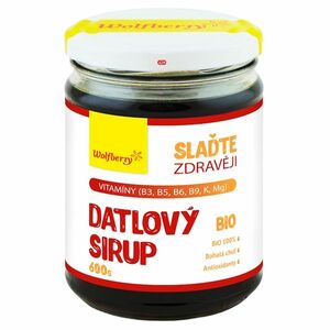 WOLFBERRY Datlový sirup BIO 600 g obraz