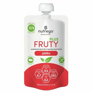 NUTREGO Fruty plus výživa jablko 4 x 175 ml obraz